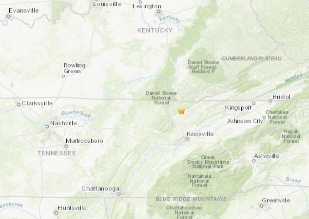 TN KY earthquake